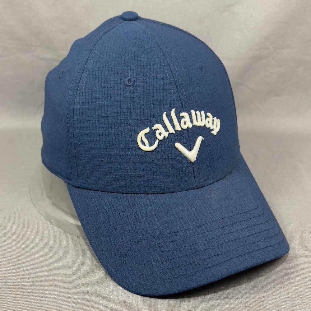 Callaway Golf Odyssey Strapback Hat Cap Blue Golfing Outdoor Adjustable Dad Mens
